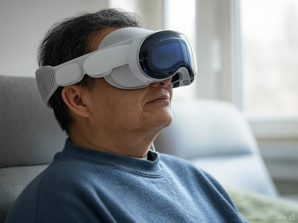 Usando Apple Vision pro na teraoia, realidade-virtual-reabilitacao-cognitiva