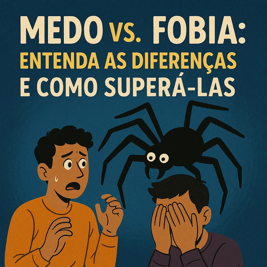 Descubra a diferença entre medo e fobia, como reconhecer os sinais e quais são os tratamentos mais eficazes para superar esses transtornos de ansiedade.