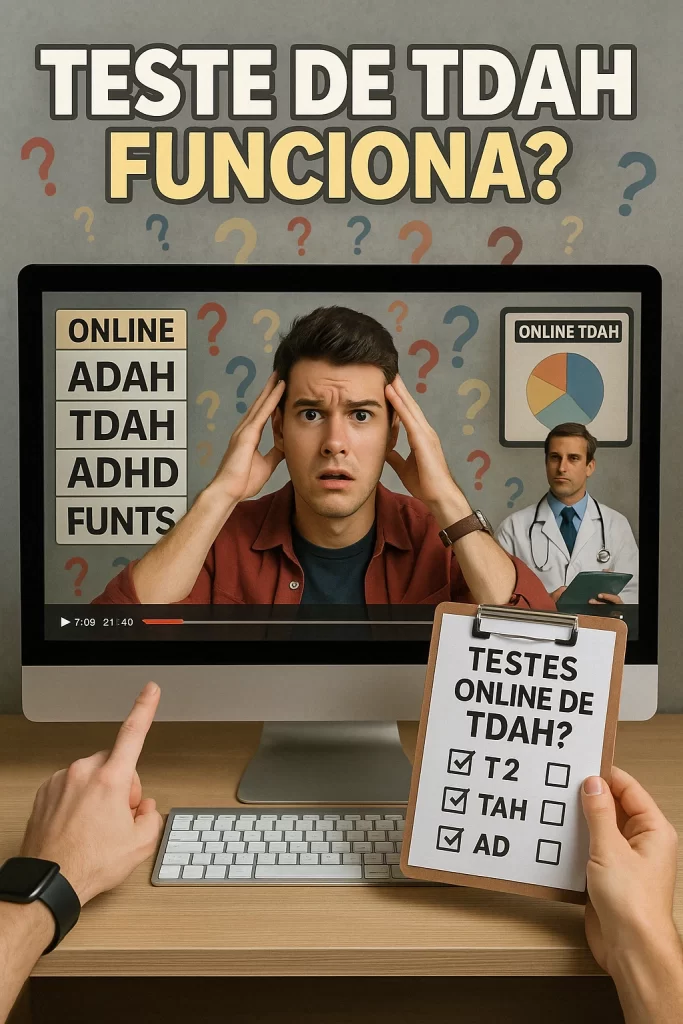 Descubra os riscos dos testes de TDAH na internet e a importância da avaliação profissional para um diagnóstico preciso.
