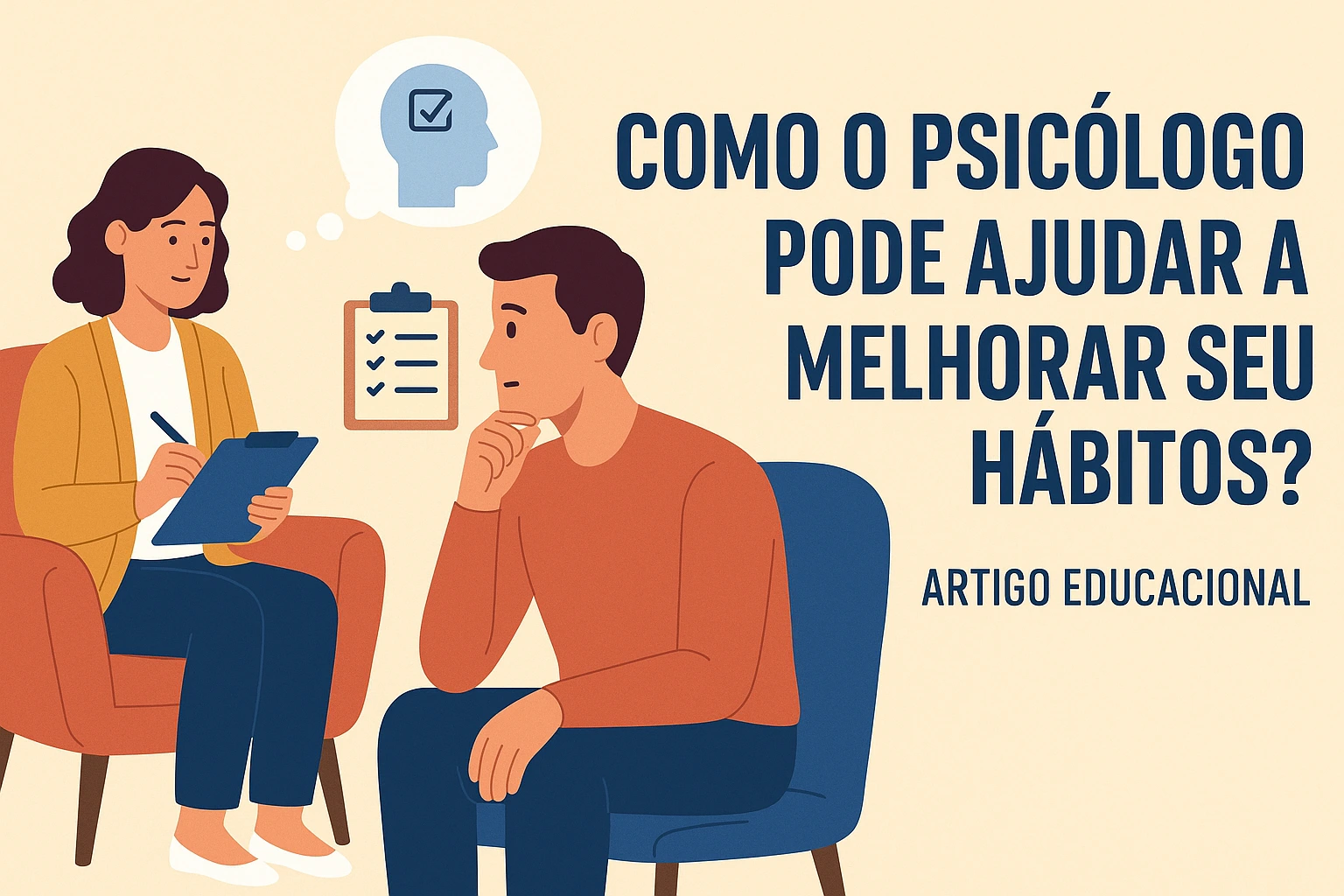 psicólogo ajuda a mudar hábitos”