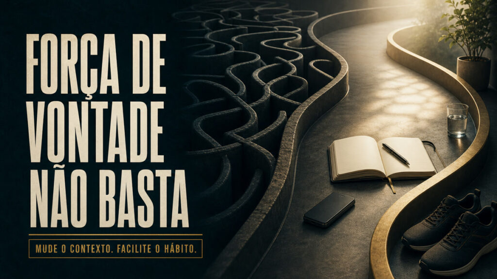 Força de vontade não basta: como o ambiente molda hábitos