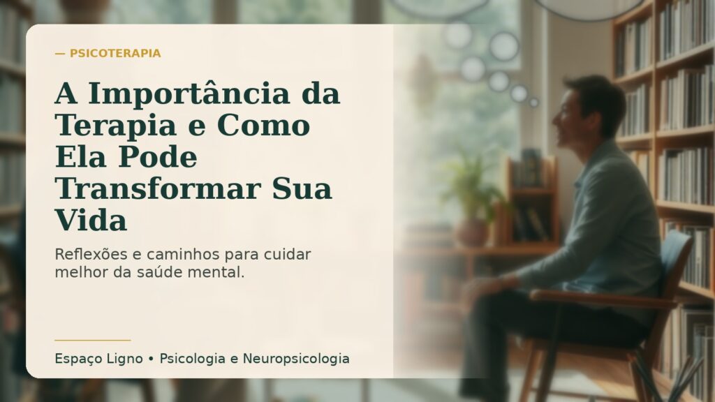 A Importância da Terapia e Como Ela Pode Transformar Sua Vida