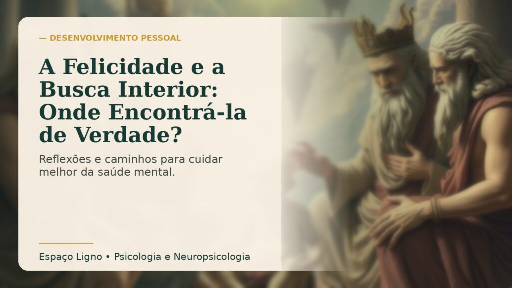 A Felicidade e a Busca Interior: Onde Encontrá-la de Verdade?
