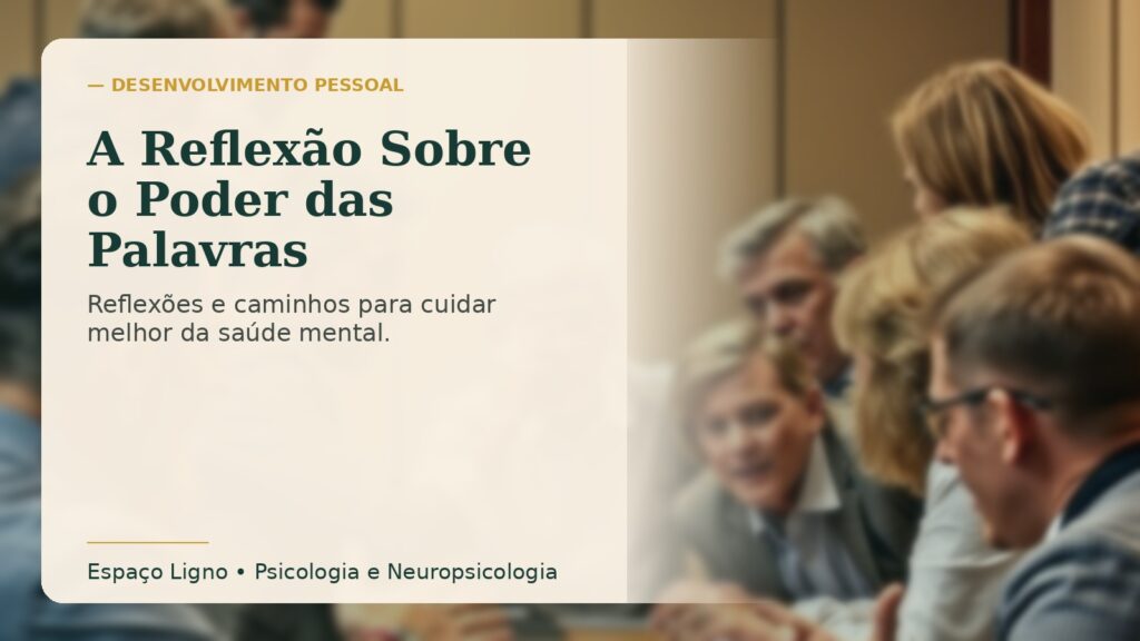 A Reflexão Sobre o Poder das Palavras