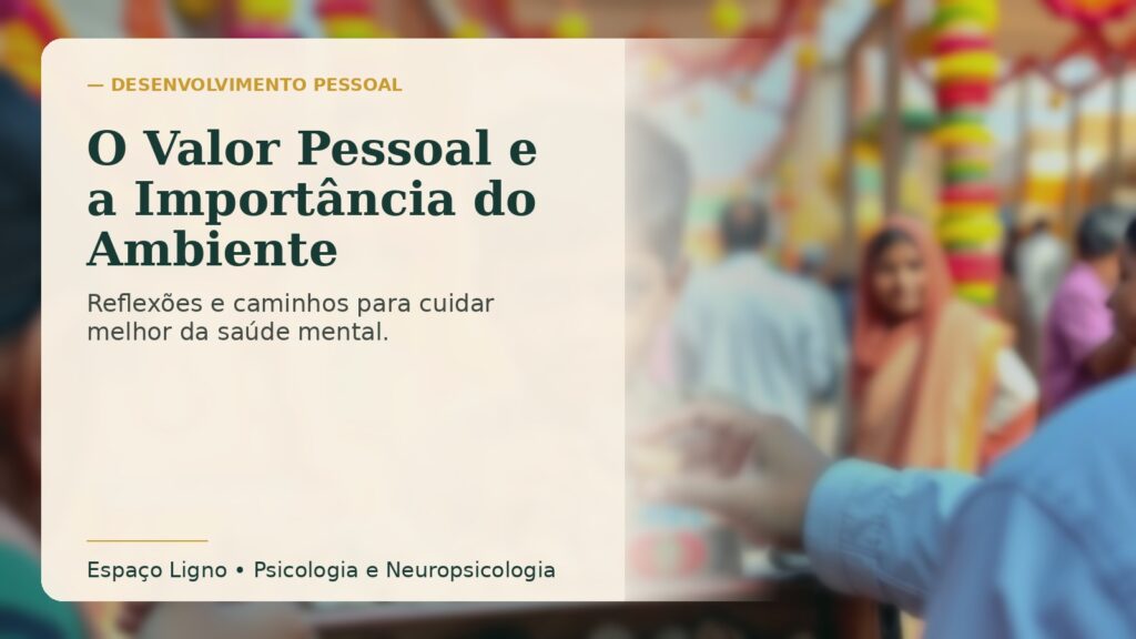 O Valor Pessoal e a Importância do Ambiente