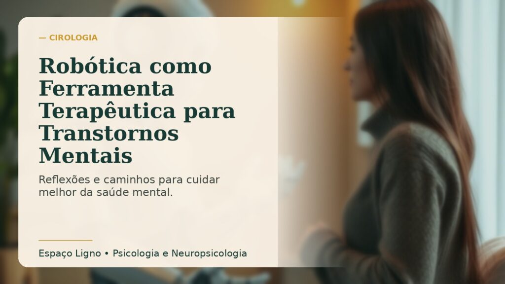 Robótica como Ferramenta Terapêutica para Transtornos Mentais