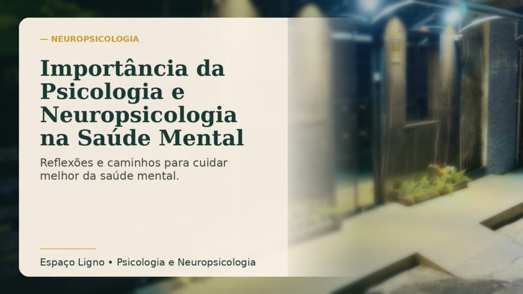 Importância da Psicologia e Neuropsicologia na Saúde Mental