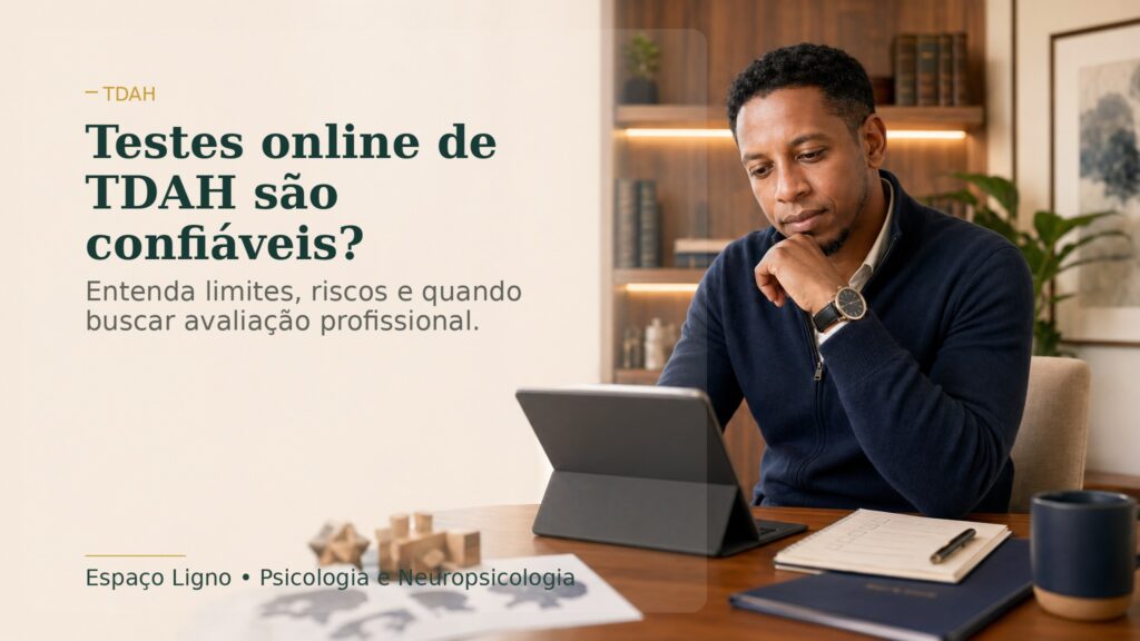 Testes Online para TDAH: Entendendo os Riscos e Limitações