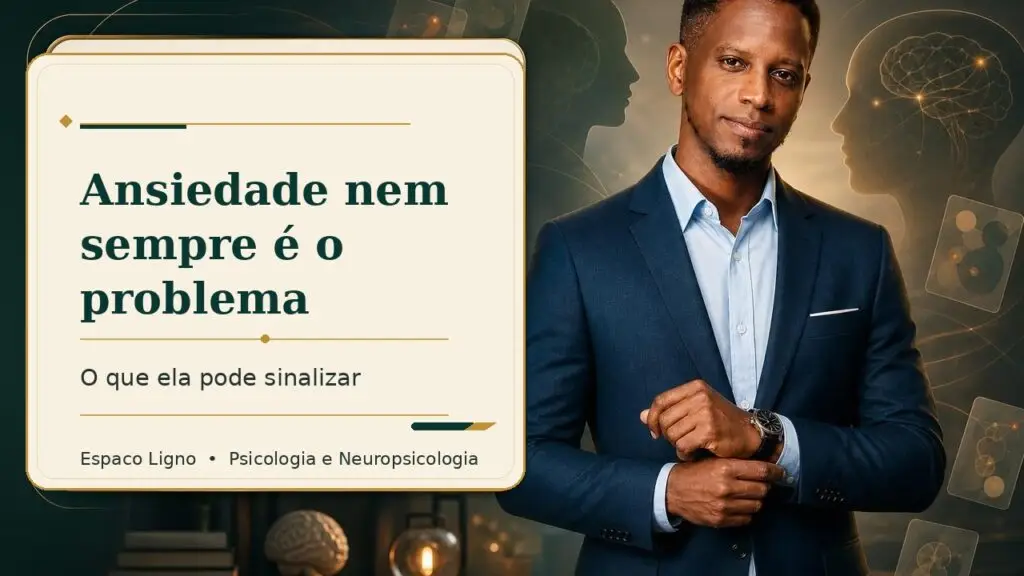 Ansiedade nem sempre é o problema: o que ela pode sinalizar